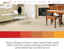 Tablet Screenshot of classiscarpets.com